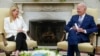 President Joe Biden meets with Italian Prime Minister Giorgia Meloni in the Oval Office of the White House, July 27, 2023, in Washington.