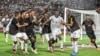 Basani ba Afrika ya Ngele bazali kosepela nsima na mongete na bango ya mibale liboso lya Maroc na 8e ya CAN 2023, na stade San Pedro, Côte d'Ivoire, 30 sanza ya yambo 2024.