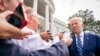 President Joe Biden speaks with reporters before boarding Marine One on the South Lawn of the White House in Washington, June 28, 2023, for a short trip to Andrews Air Force Base, Maryland., and then on to Chicago. 