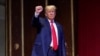 Former President Donald Trump gestures after speaking during the North Carolina Republican Party Convention in Greensboro, North Carolina, June 10, 2023.