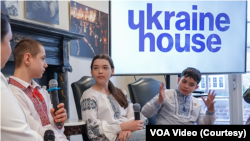 Сашко, Кіра та Ілля – діти, які пережили депортацію з Маріуполя, розповіли свої історії в Українському домі у Вашингтоні 