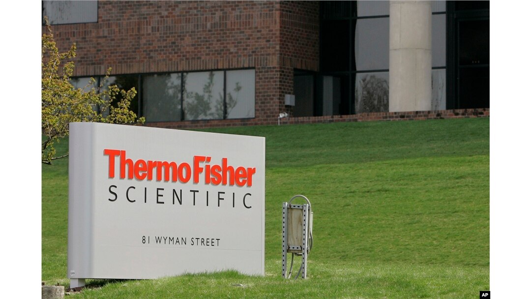 FILE - The exterior of Thermo Fisher Scientific Inc., in Waltham, Mass., Apr. 26, 2007.