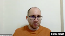 Знімок екрана з Zoom. Антон Ширіков