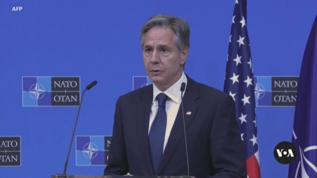 Blinken Reassures NATO Allies US Still Committed to Ukraine 