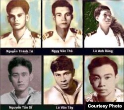 Chân dung các tử sĩ đã hy sinh.