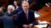 Republican Congressman Kevin McCarthy stands after he failed to secure enough votes to become the new House Speaker during the opening day of the 118th Congress at the U.S. Capitol, in Washington, Jan. 3, 2023.