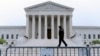 The U.S. Supreme Court is seen early Tuesday, May 3, 2022 in Washington.