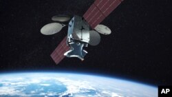 На ілюстративному фото супутник компанії Maxar Space Systems.