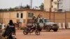 Burkina Faso soldiers are seen deployed in Ouagadougou on September 30, 2022.