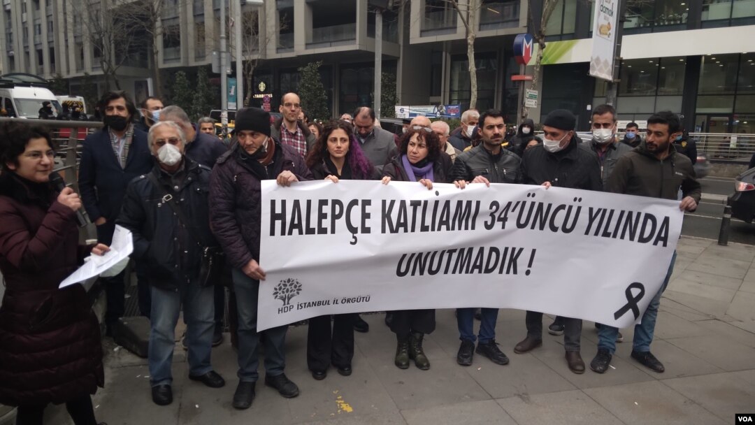Halabja commemoration in Istanbul 
