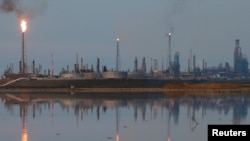 Một khu lọc dầu của PDVSA ở Punto Fijo, Venezuela (ảnh tư liệu, tháng 11/2016)