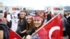 FILE - Supporters of Turkish President Recep Tayyip Erdogan gather before a pre-election rally in Sarajevo, Bosnia and Herzegovina, May 20, 2018. 