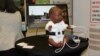 A display at the annual event organized by Saving Lives at Birth, July 28, 2016. (S. Solomon/VOA)