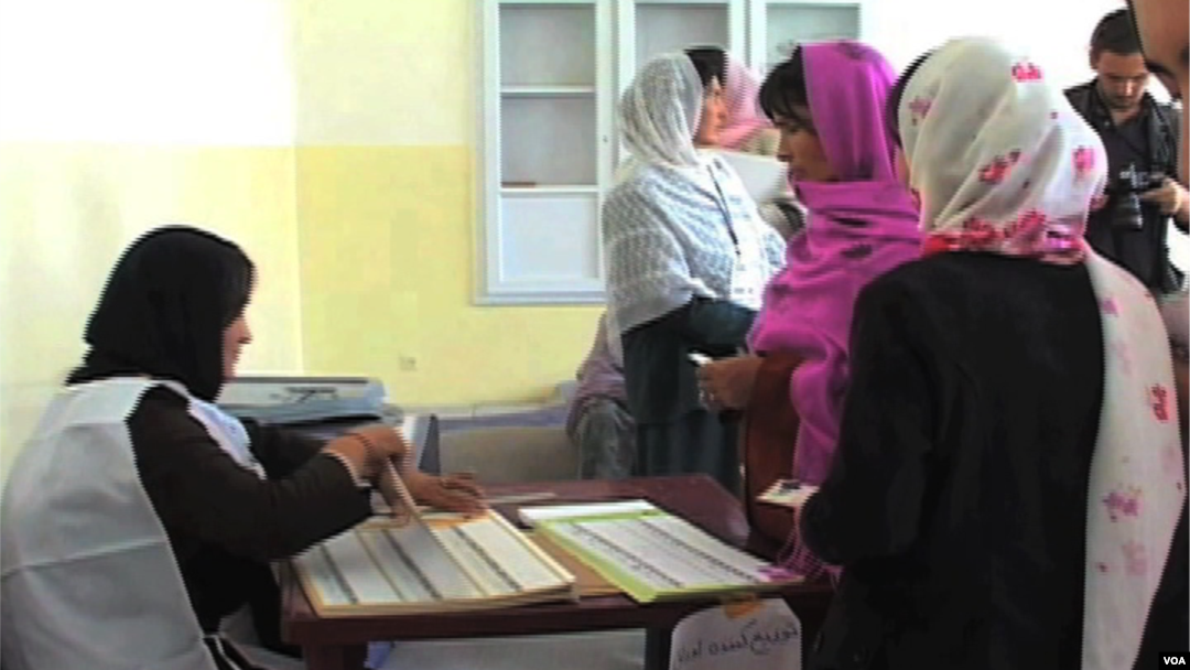 یکی از محلات رای دهی زنان 