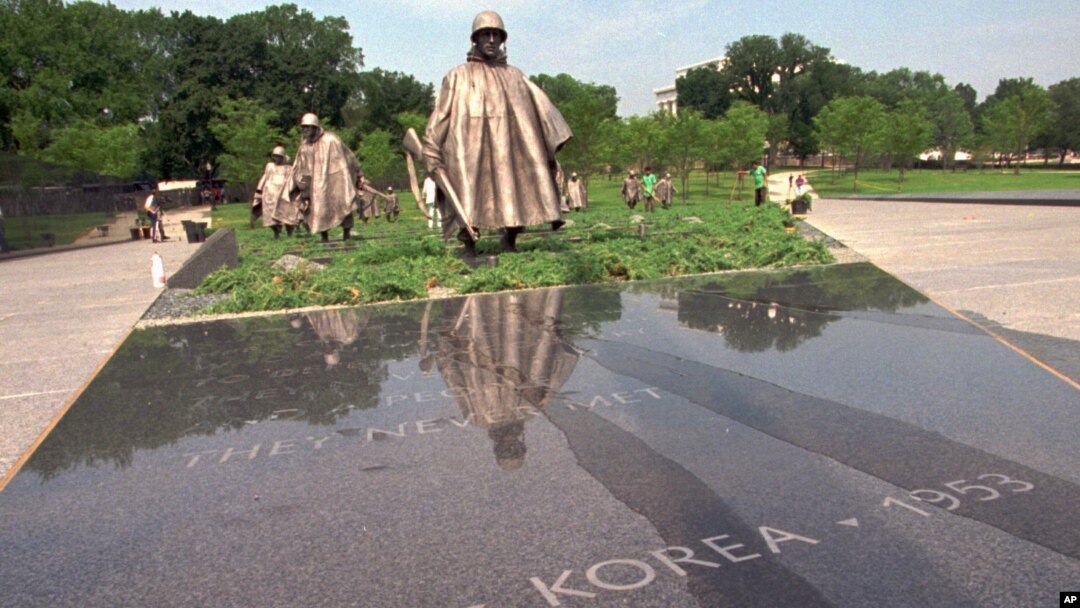 미국 수도 워싱턴의 한국전 참전용사 기념공원. (자료사진)