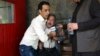 A man cries at a hospital after he lost his Journalist son in explosions in Kabul, Afghanistan, Monday, April 30, 2018.