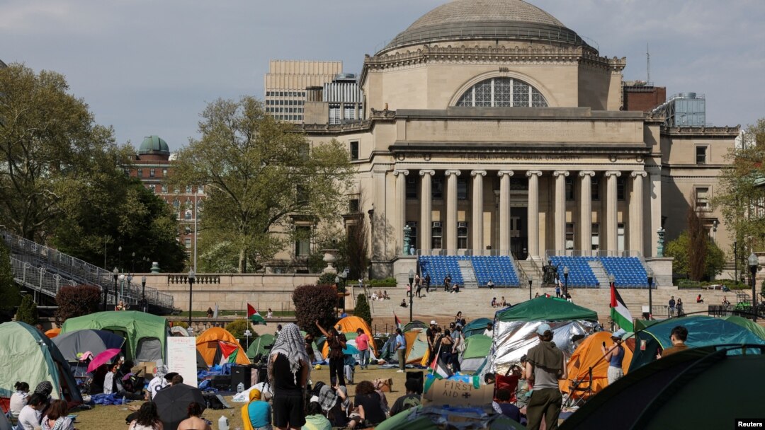 Columbia Üniversitesi Rektörü, Filistin yanlısı öğrencilerle kampüsteki çadır kampının kaldırılmasına ilişkin müzakerelerin başarısız olduğunu söyledi. 