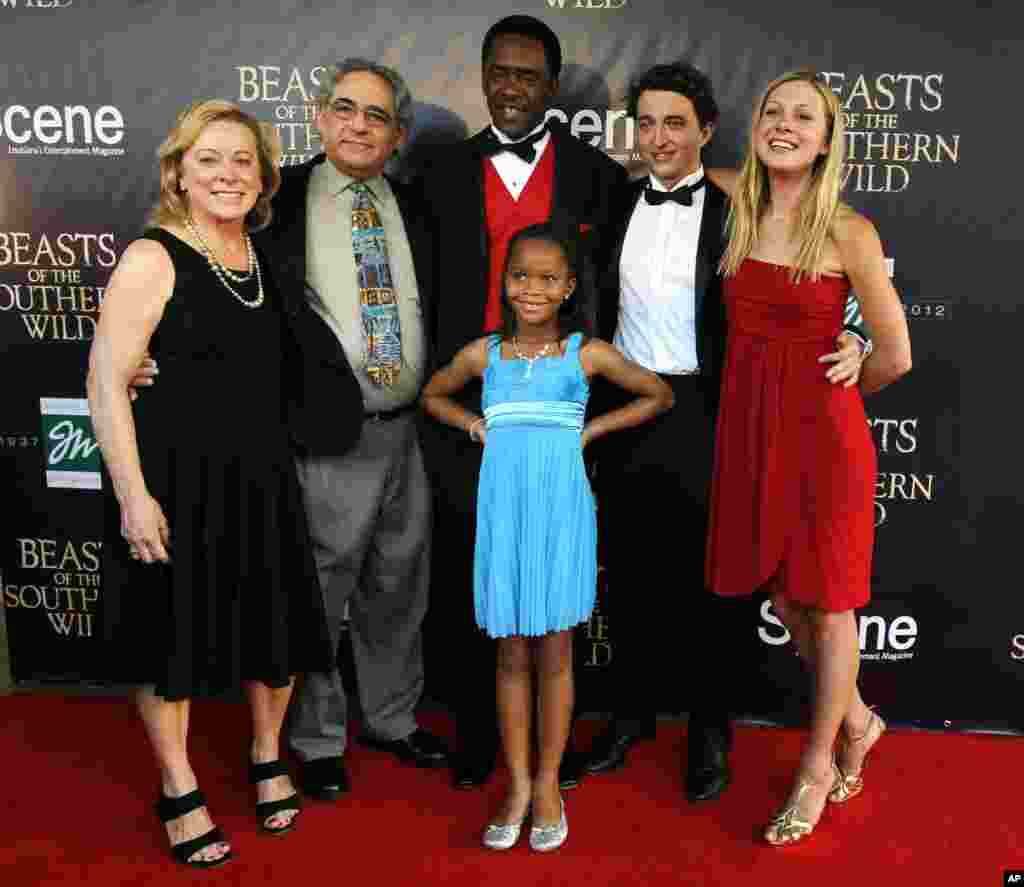 Актори фільму &quot;Звірі дикого півдня&quot; (Beasts Of The Southern Wild) та керівники &quot;Fox Searchlight&quot; перед прем&#39;єрою фільму.