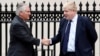 U.S. Secretary of State Rex Tillerson, left, is welcomed by Britain's Foreign Secretary Boris Johnson in London, Jan. 22, 2018.