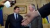 Journalists are told to leave the room following a photo opportunity with Secretary of State Tillerson and Ukrainian Foreign Minister Pavlo Klimkin at the U.S. State Department, March 7, 2017