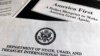 FILE - A portion of President Donald Trump's first proposed budget, released by the Office of Management and Budget, is photographed in Washington, March 15, 2017.
