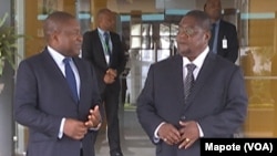 Filipe Nyusi e Ossumo Momade