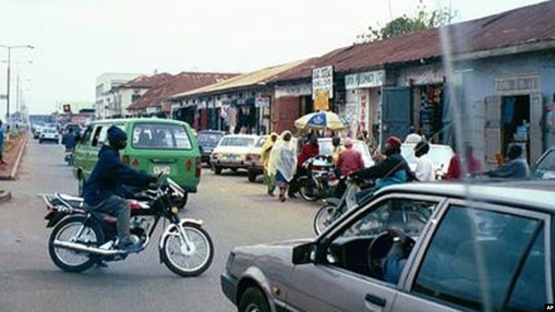 Wani titin Jos, babban birnin jihar Plateau.