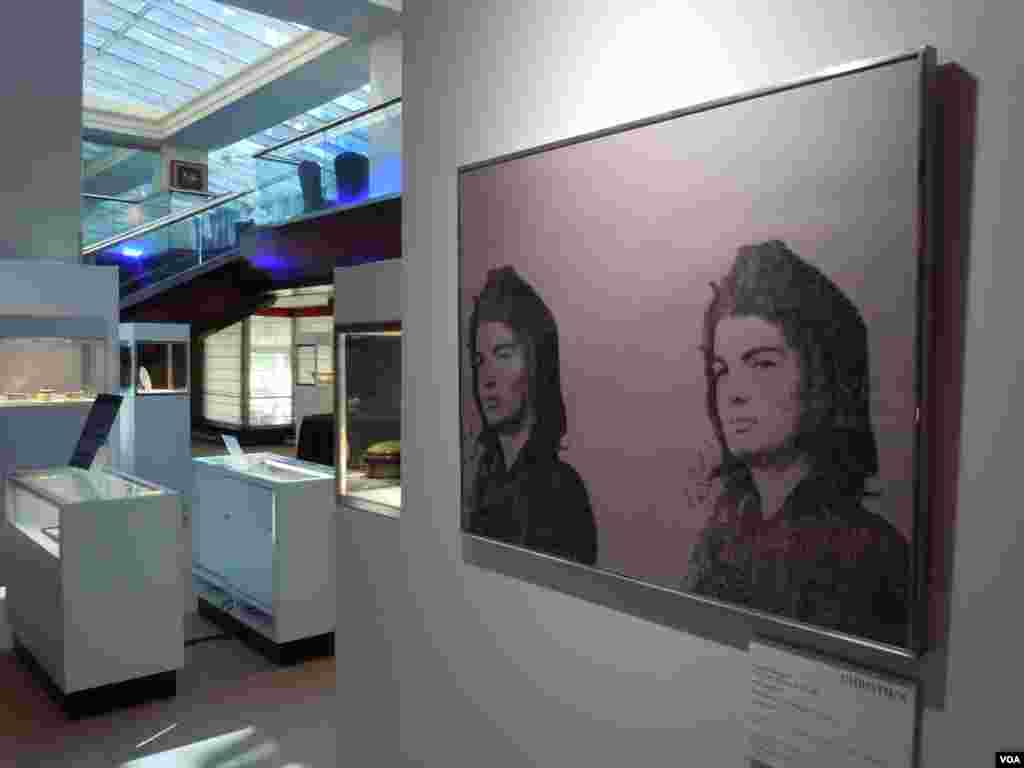 Andy Warhold's "Jackie II," of Jackie Kennedy, from 1966