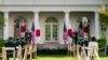 美国总统拜登与日本首相菅义伟在白宫联合记者会（2021年4月16日）