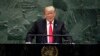 President Donald Trump addresses the 73rd session of the United Nations General Assembly, at U.N. headquarters, Sept. 25, 2018. 