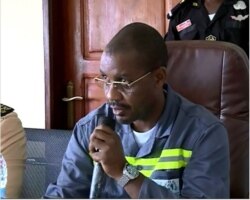 Gabriel Dodo&nbsp;Ndoke, Cameroon's minister of mines. (M. Kindzeka/VOA)
