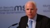 FILE - U.S. Senator John McCain speaks at the opening of the 53rd Munich Security Conference in Munich, Germany, Feb. 17, 2017. 