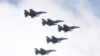 Ілюстративне фото: тайванські винищувачі F-16 пролітають у формації під час святкування Національного дня в Тайбеї, 10 жовтня 2021 р. Фото: AP/Chiang Ying-ying