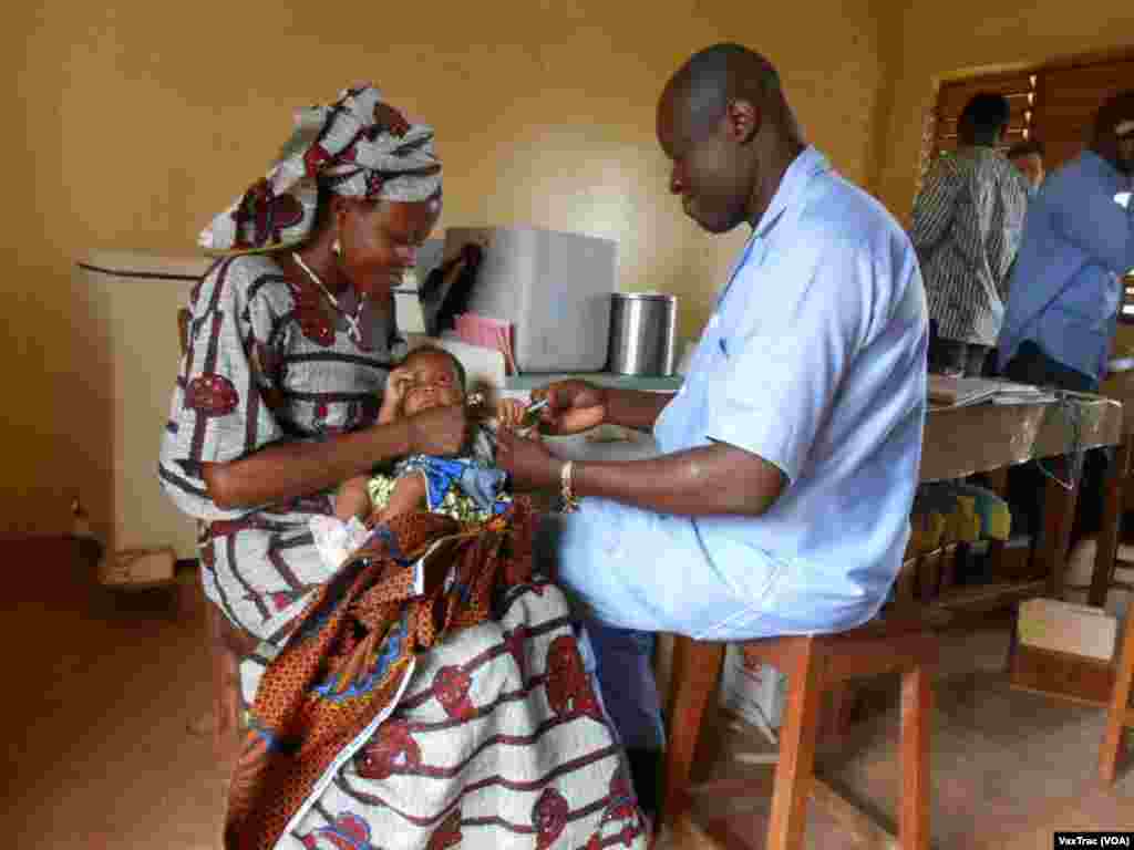 While this African baby gets an early childhood vaccination, 25 million children in developing countries don’t receive such life-saving immunizations. (VaxTrac)