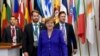 Germany's Chancellor Angela Merkel leaves after the EU Summit in Brussels, Belgium, June 29, 2016. 