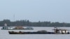 Ships transport sand on Mekong river in Can Tho city, Vietnam, Dec. 16, 2018. 