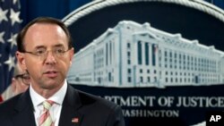 Заступник міністра юстиції США Род Розенстін