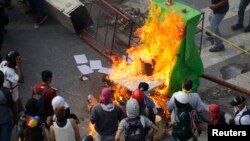 Manifestantes, Venezuela, 30 de Julho