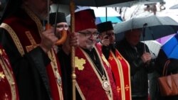 Біля меморіалу Голодомору у Вашингтоні пройшло урочисте вшанування загиблих внаслідок штучного голоду в Україні. Відео