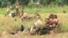 Members of the Cameroon military have been deployed to fight the spillover of the crisis in the Central African Republic, in Mbaimbum, Cameroon, Oct. 25, 2019. (Moki Edwin Kindzeka/VOA)