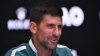 Novak Đoković na konferenciji za novinare u Melburnu (Foto: Lillian SUWANRUMPHA / AFP)
