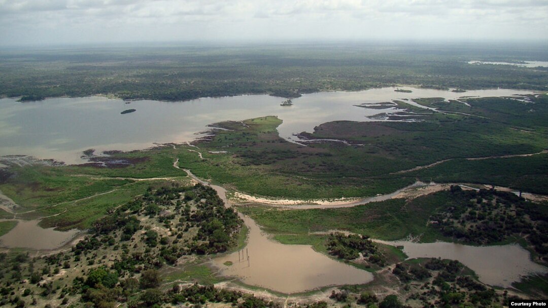 FILE - An aerial view of the Selous Game Reserve, Tanzania. (Wikimedia)