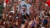 Supporters of ousted President Mohammed Morsi protest in Nasr City, Cairo, July 9, 2013. 