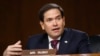 资料照：共和党联邦参议员鲁比奥（Sen. Marco Rubio， R-FL）在参议院情报委员会听证会上讲话。（2020年5月5日）
