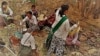တိုက်ပွဲတွေကြောင့် တောတွင်း ထွက်ပြေးတိမ်းရှောင်နေရတဲ့ ကနီ စစ်ဘေးရှောင်ပြည်သူများ။ (ယခင်မှတ်တမ်းဓာတ်ပုံ)