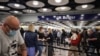 英国伦敦希思罗国际机场5号航站楼的入境审查处（2021年6月29日）