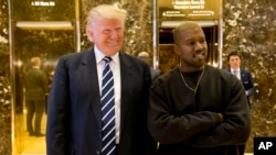 Kanye West та Трамп, грудень 2016-го року. 