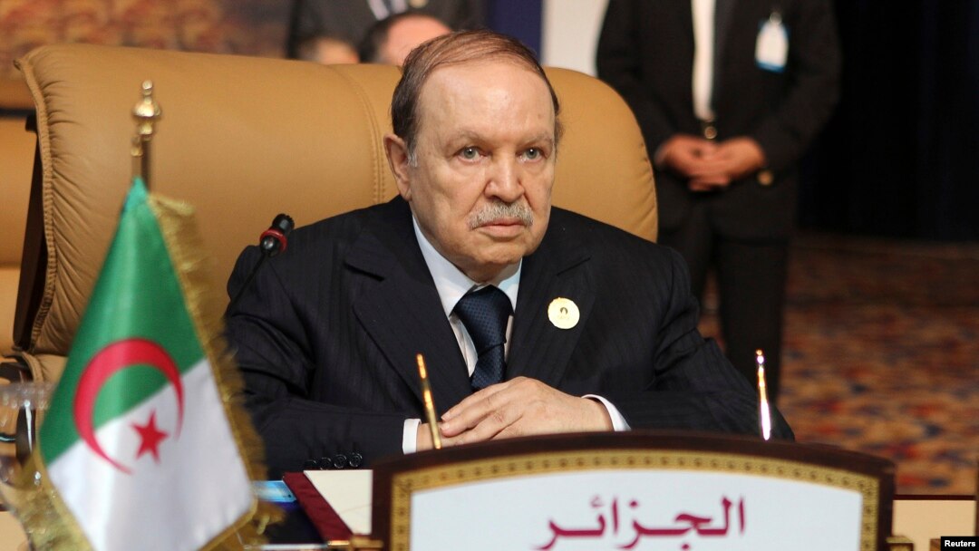 FILE - Algerian President Abdelaziz Bouteflika.