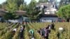(File) workers collect red grapes in vineyards near Bordeaux, France. A warmer world will trigger higher food prices higher, &quot;hotspots of hunger&quot; among the world&#39;s poor, and strain Western delights like wine and robust coffee, a UN report said.