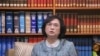 台湾外交部发言人王珮玲（美国之音记者杨明 拍摄）
